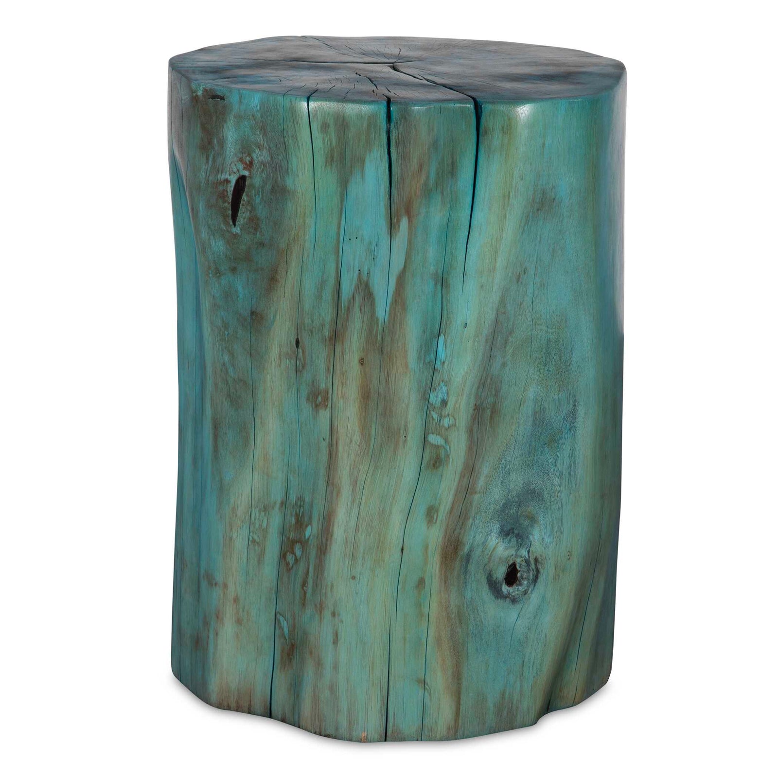 American Home Furniture Uttermost Habitat Blue Accent Stool