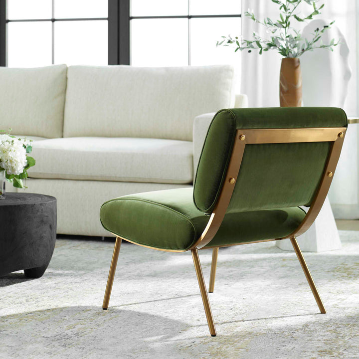 American Home Furniture Uttermost Knoll Mid-Century Accent Chair