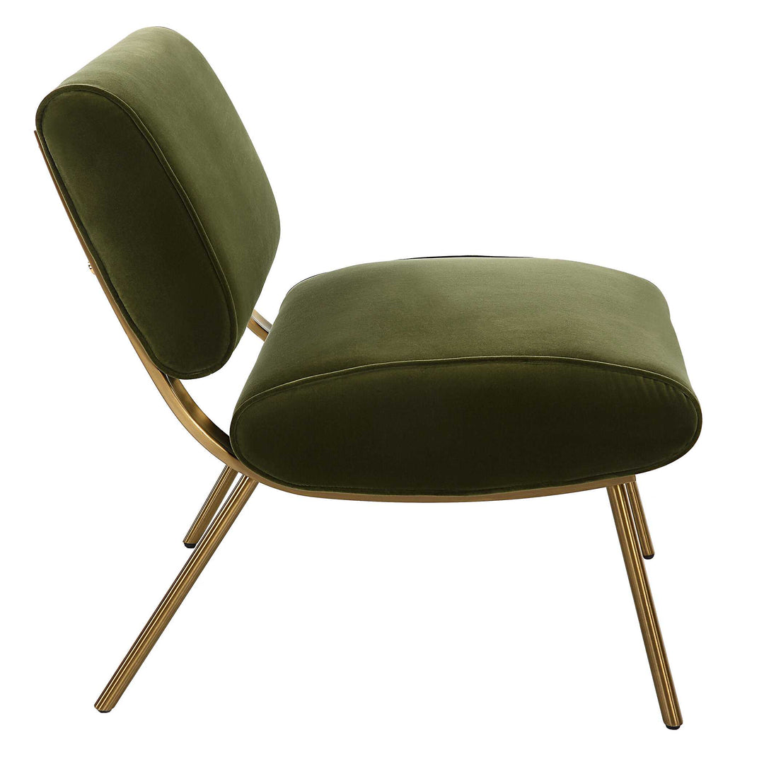 American Home Furniture Uttermost Knoll Mid-Century Accent Chair
