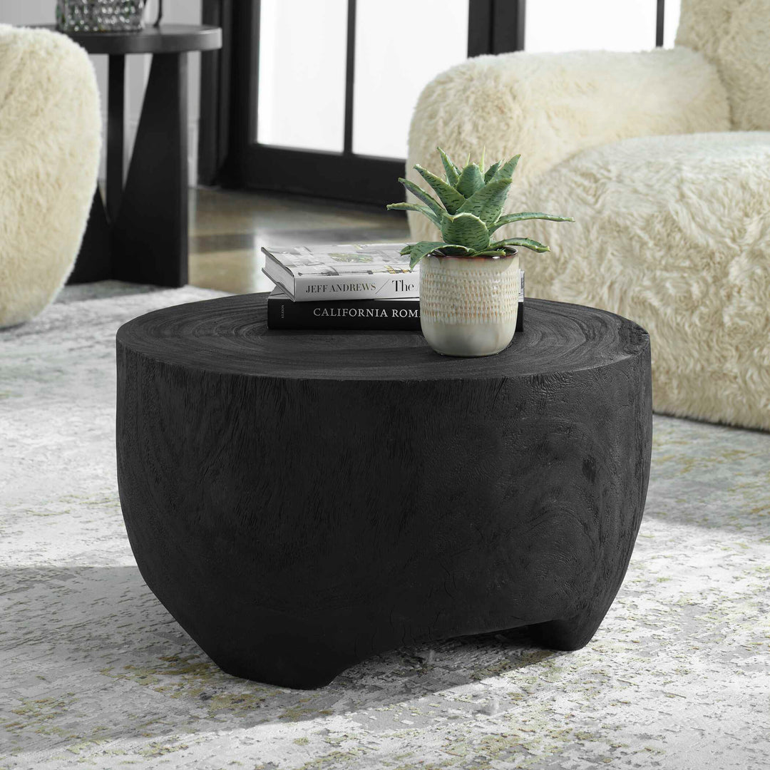 American Home Furniture Uttermost Elevate Black Coffee Table