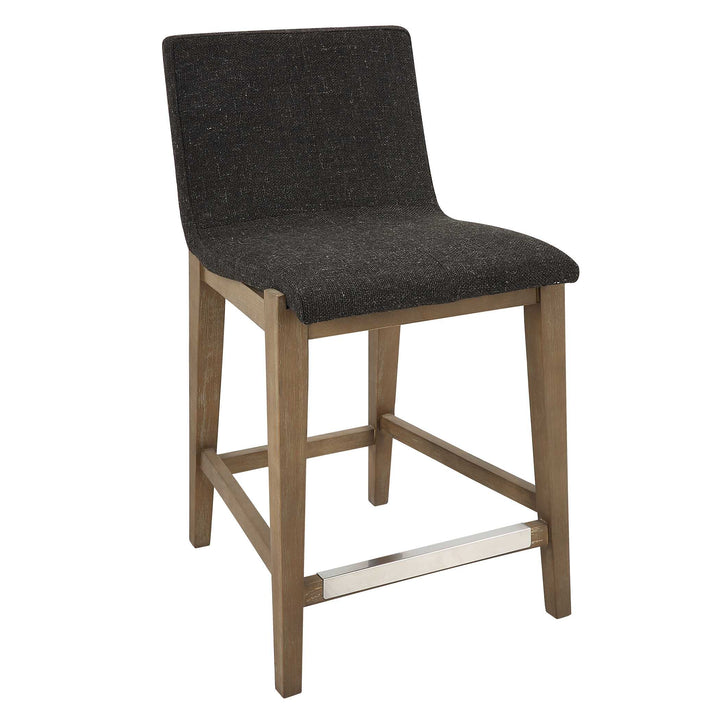American Home Furniture Uttermost Klemens Chocolate Counter Stool