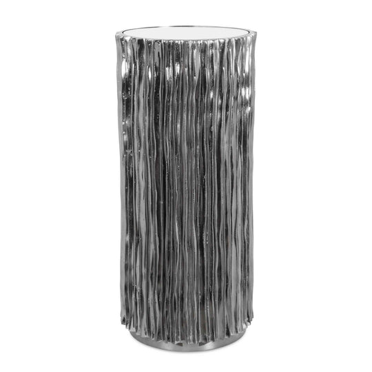 American Home Furniture Uttermost Echo Modern Nickel Drink Table