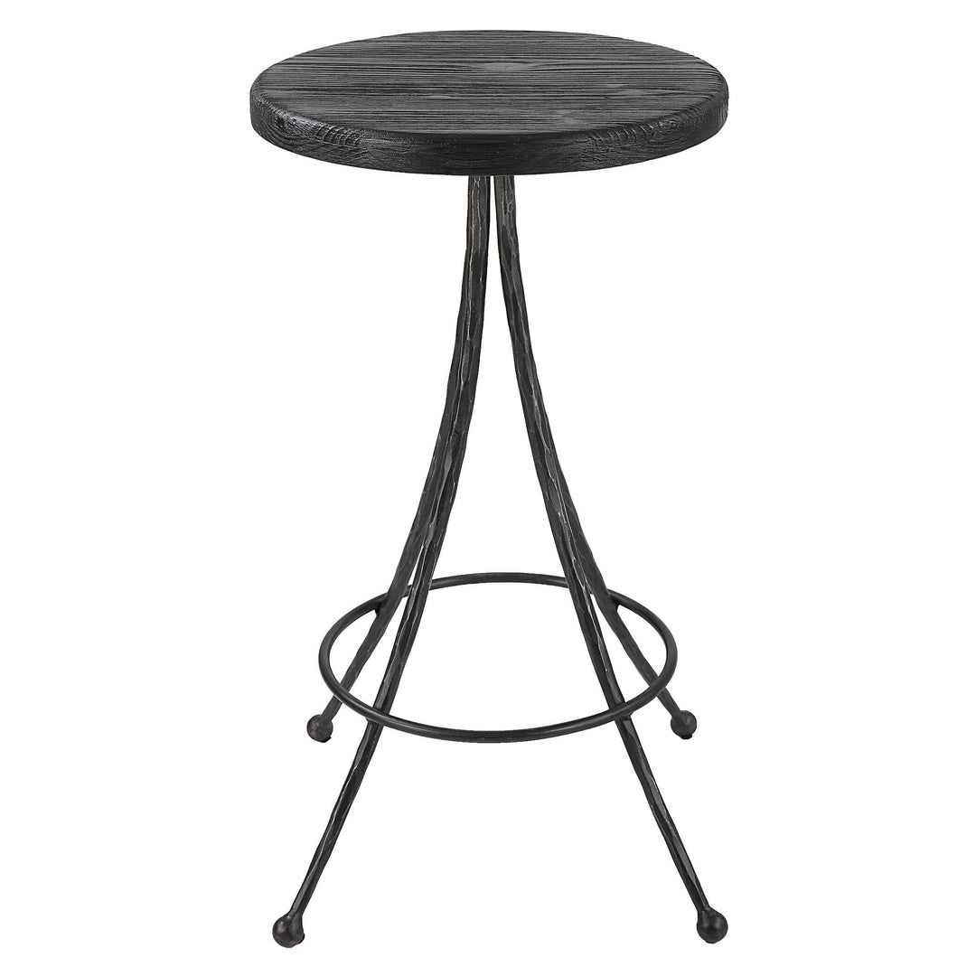 American Home Furniture Uttermost Sona Black Counter Stool