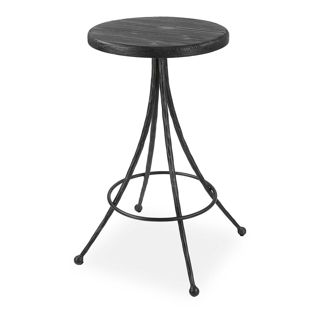 Sona Black Counter Stool - AmericanHomeFurniture