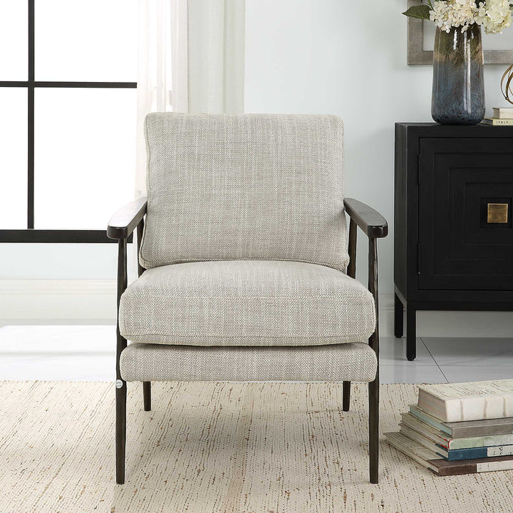 American Home Furniture Uttermost Sebastian Cast Iron Accent Chair