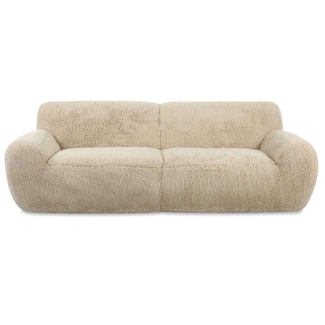 American Home Furniture Uttermost Abide Rounded Sheepskin Sofa