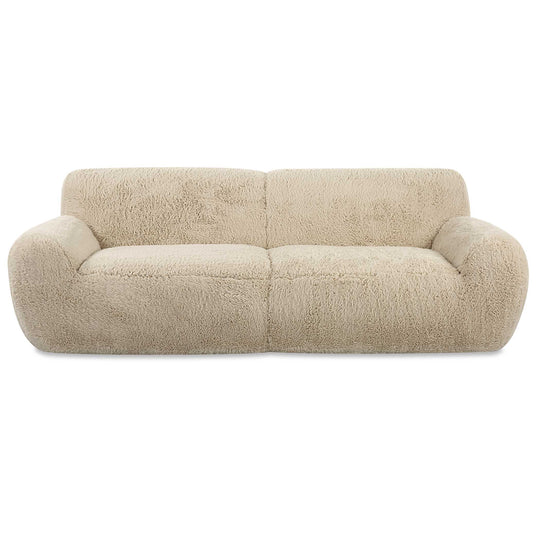 American Home Furniture Uttermost Abide Rounded Sheepskin Sofa