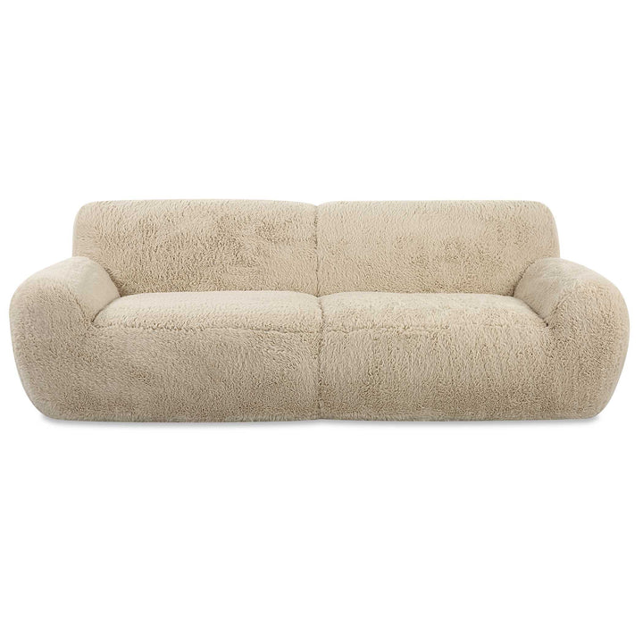 American Home Furniture Uttermost Abide Rounded Sheepskin Sofa