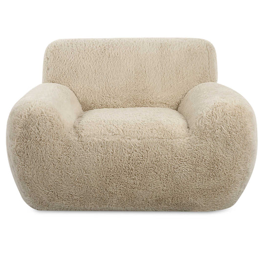 American Home Furniture Uttermost Abide Sheepskin Accent Chair