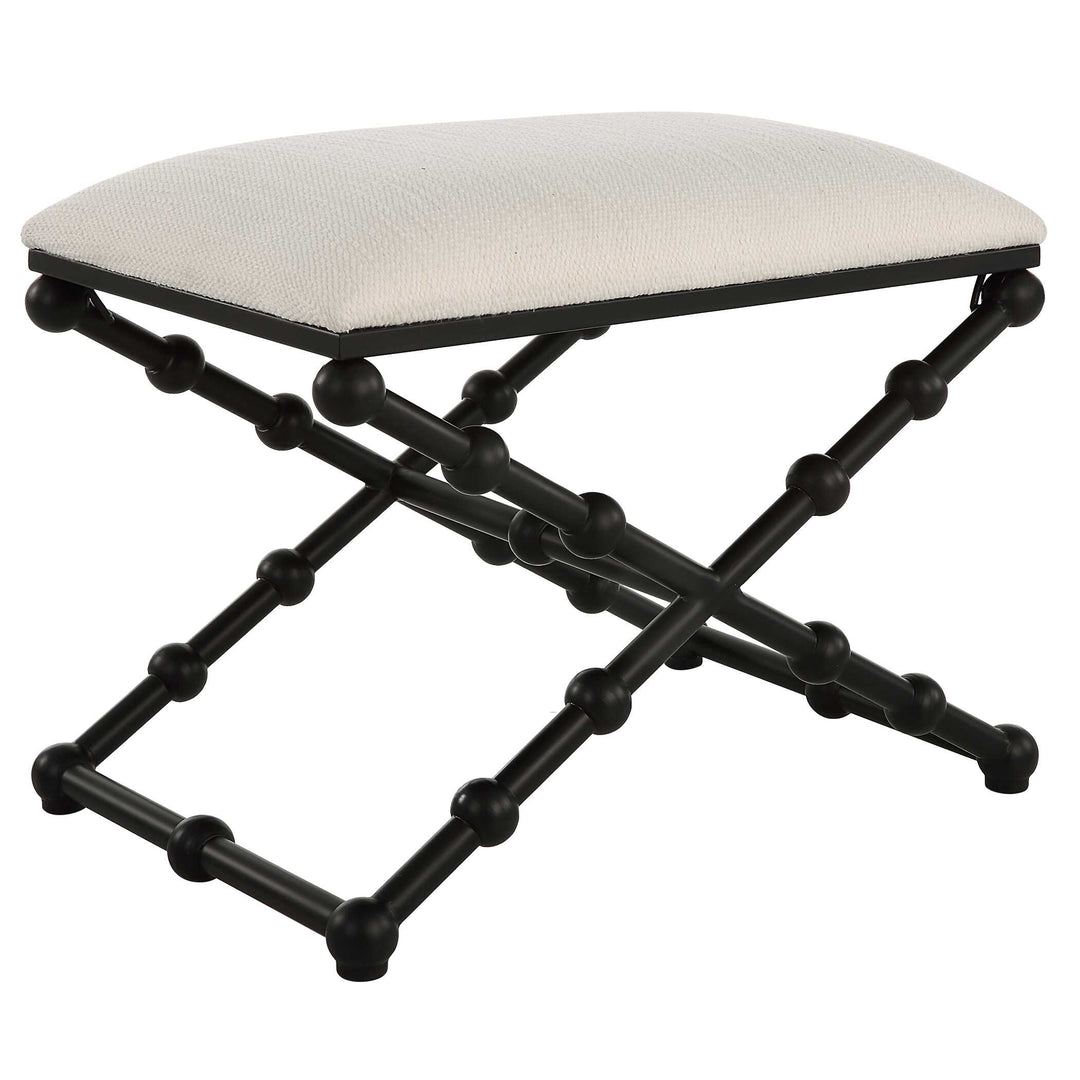 American Home Furniture Uttermost Iron Drops Small Bench
