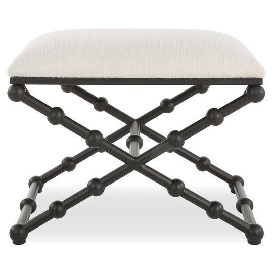 American Home Furniture Uttermost Iron Drops Small Bench