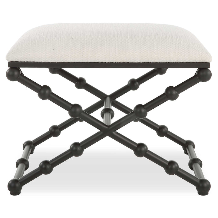 American Home Furniture Uttermost Iron Drops Small Bench