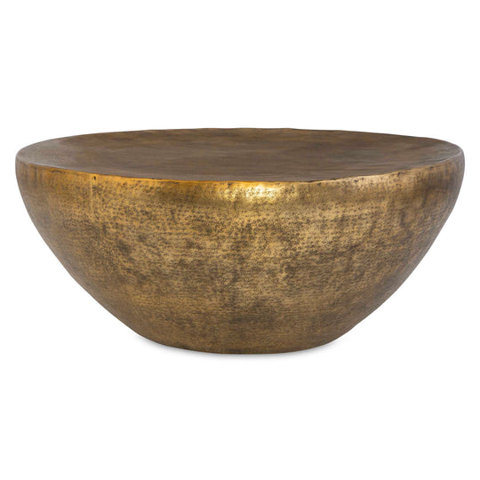 American Home Furniture Uttermost Gilded Dome Gold Coffee Table