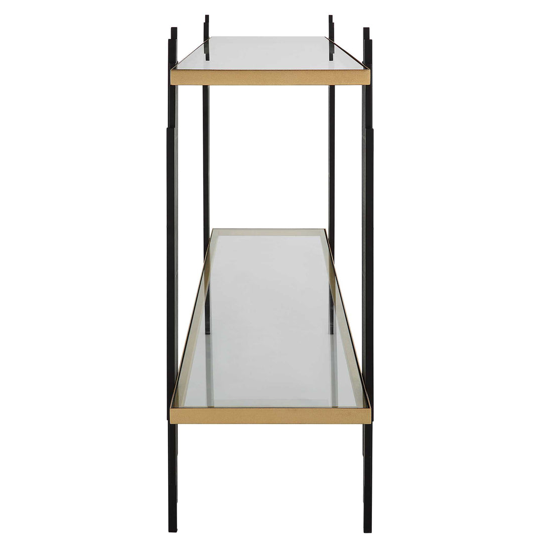 American Home Furniture Uttermost Empire Cityscape Console Table