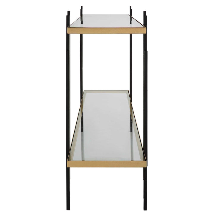 American Home Furniture Uttermost Empire Cityscape Console Table