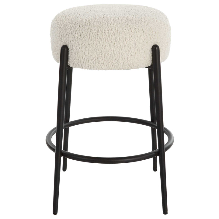 American Home Furniture Uttermost Arles Plush Counter Stool