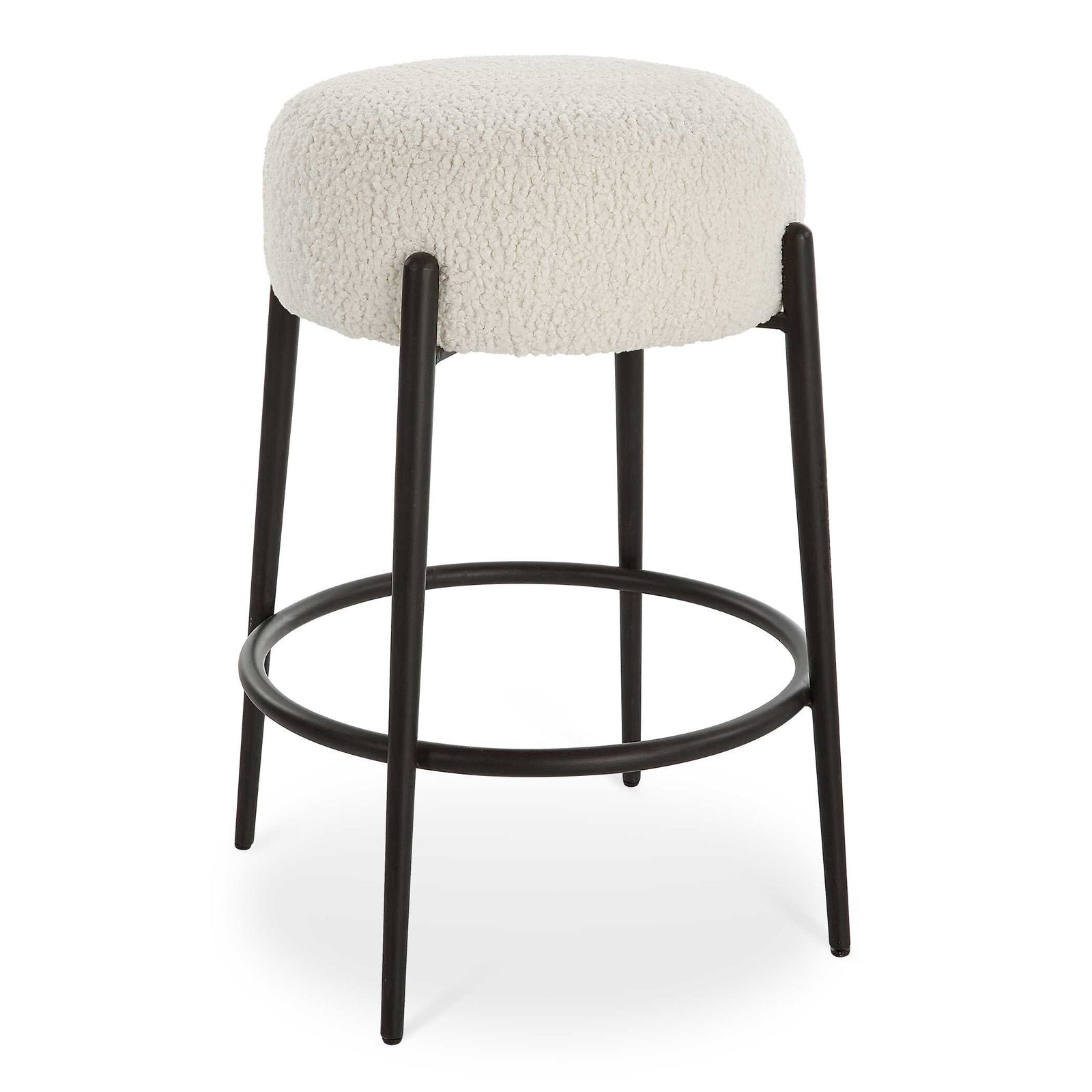 American Home Furniture Uttermost Arles Plush Counter Stool