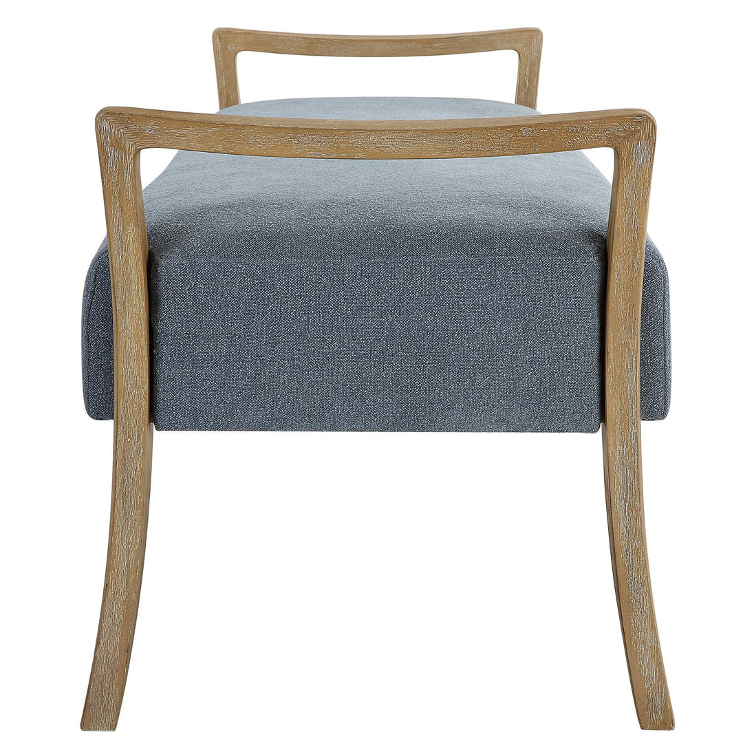 American Home Furniture Uttermost Daylight Sky Blue Bench