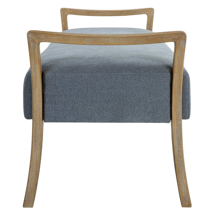 American Home Furniture Uttermost Daylight Sky Blue Bench