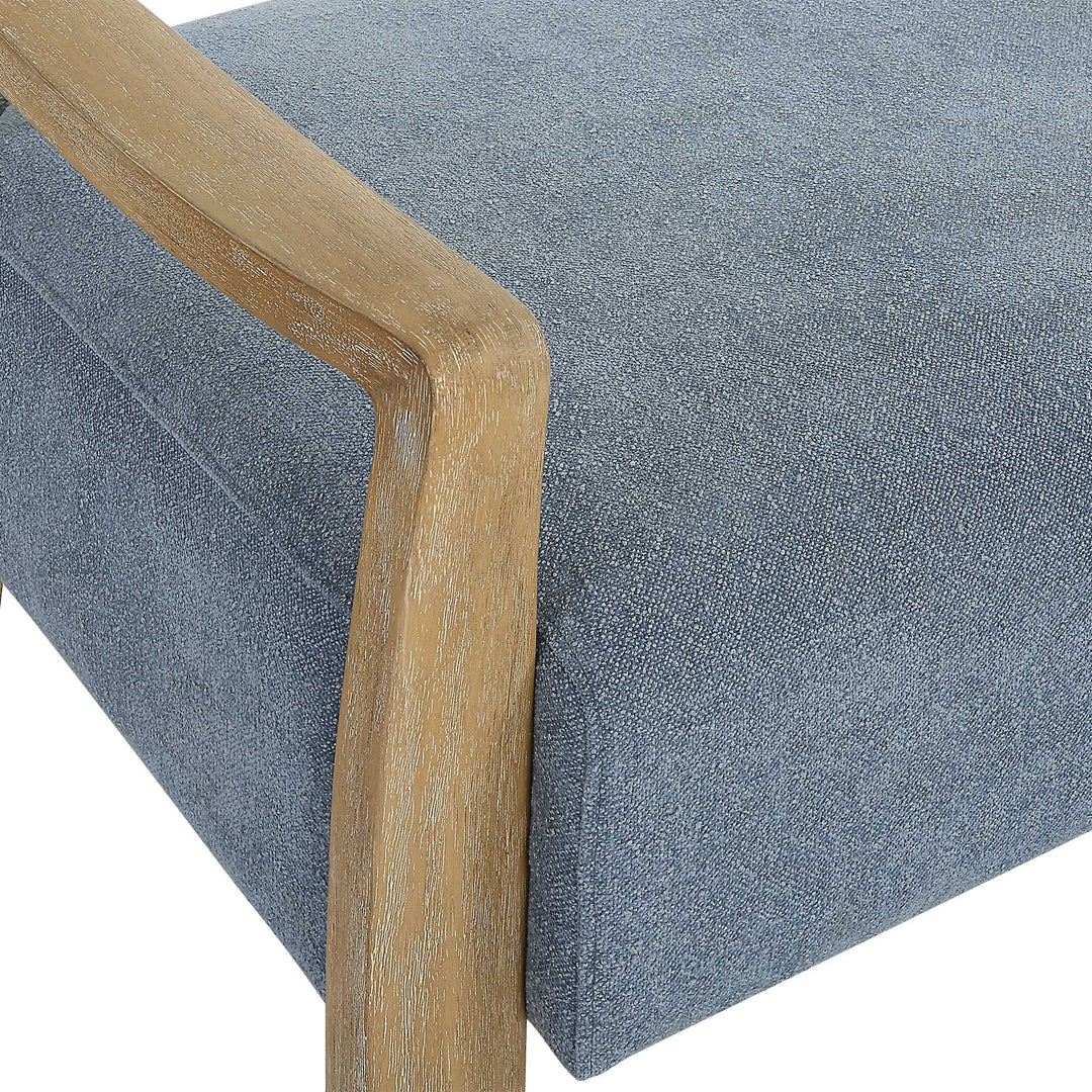 American Home Furniture Uttermost Daylight Sky Blue Bench