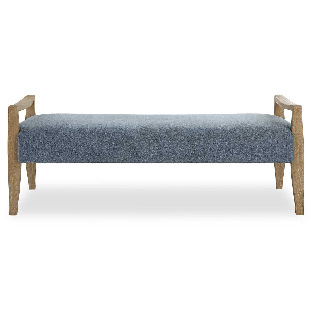 American Home Furniture Uttermost Daylight Sky Blue Bench