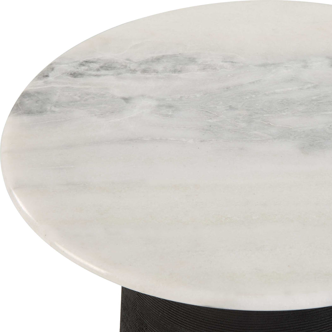 American Home Furniture Uttermost Total Eclipse Marble Accent Table