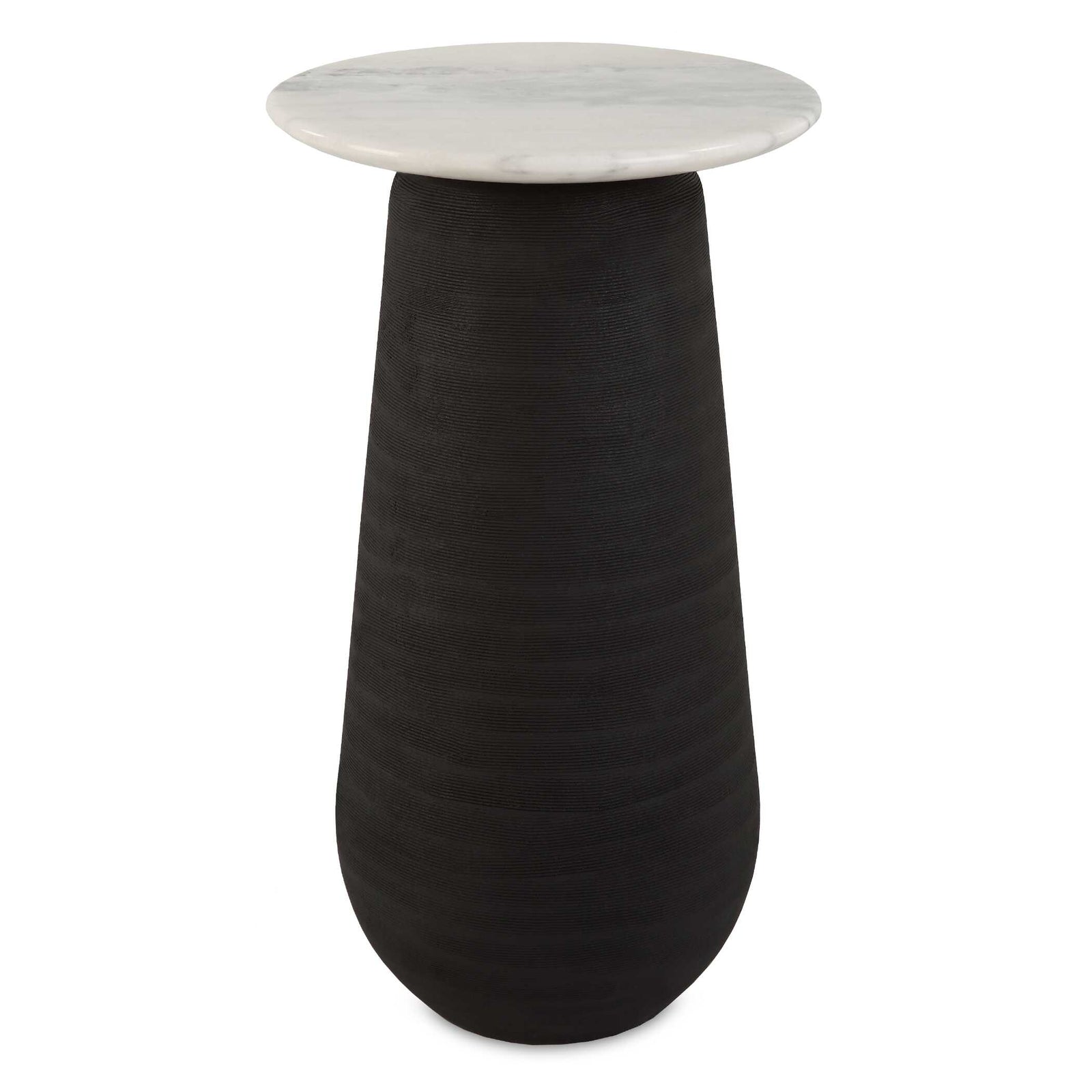 American Home Furniture Uttermost Total Eclipse Marble Accent Table