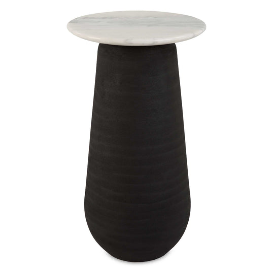 American Home Furniture Uttermost Total Eclipse Marble Accent Table