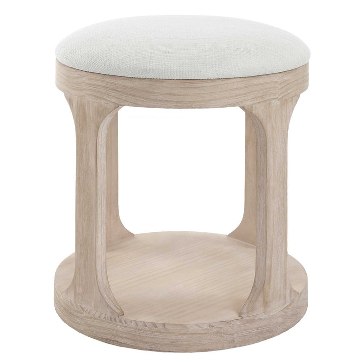 American Home Furniture Uttermost Dennen Oak Ottoman