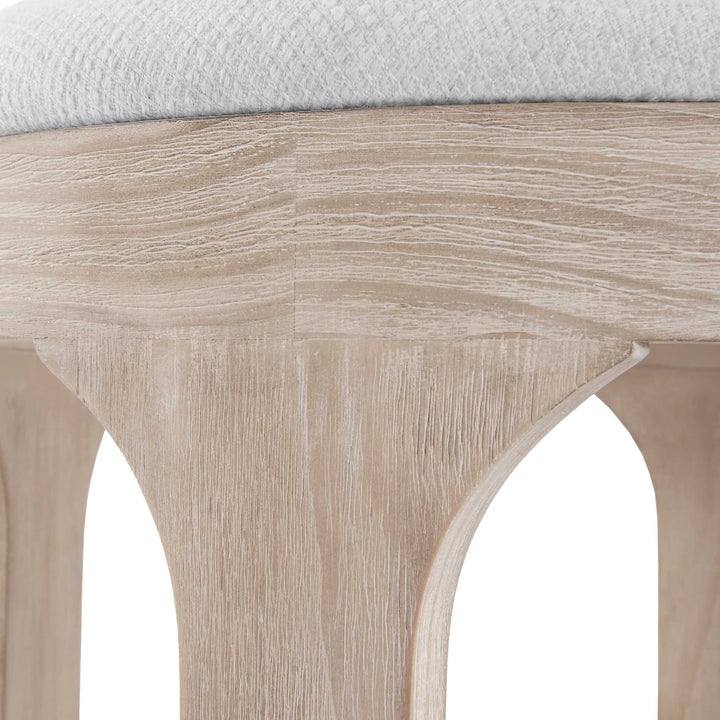 American Home Furniture Uttermost Dennen Oak Ottoman