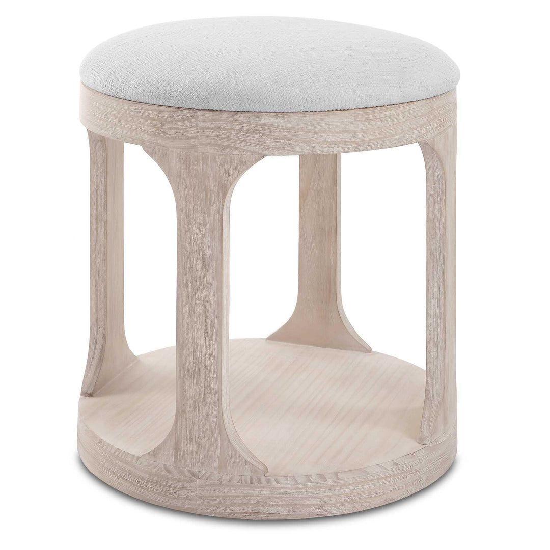 Dennen Oak Ottoman - AmericanHomeFurniture