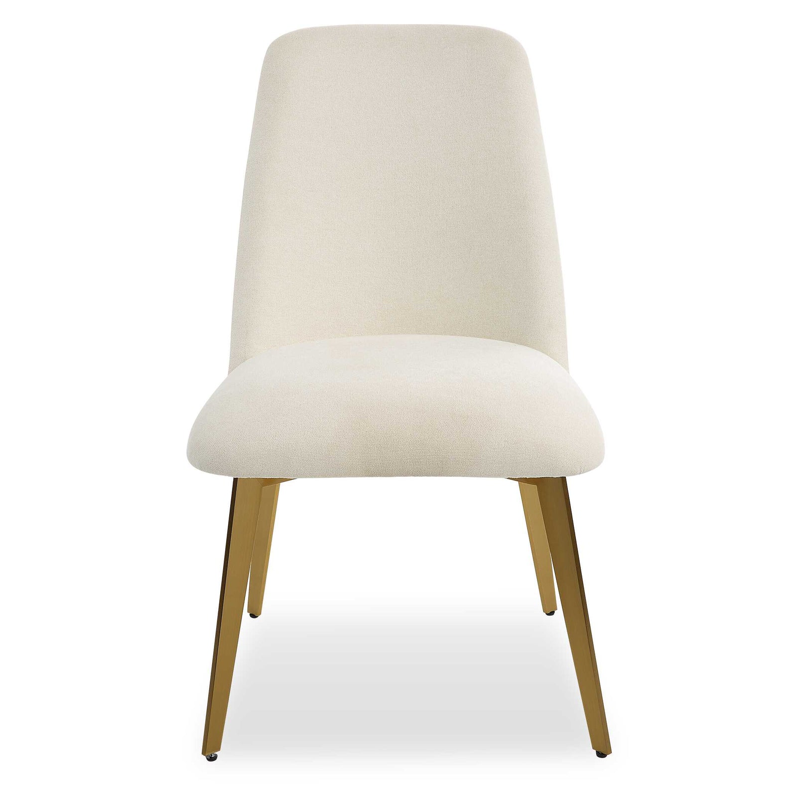 American Home Furniture Uttermost Vantage Off White Fabric Dining Chair Set of 2