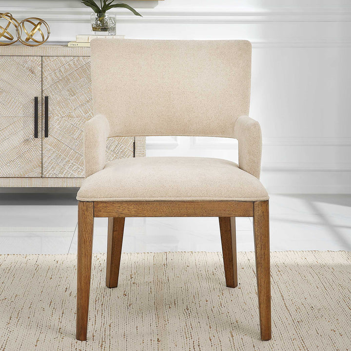 American Home Furniture Uttermost Aspect Mid-Century Dining Chair Set of 2