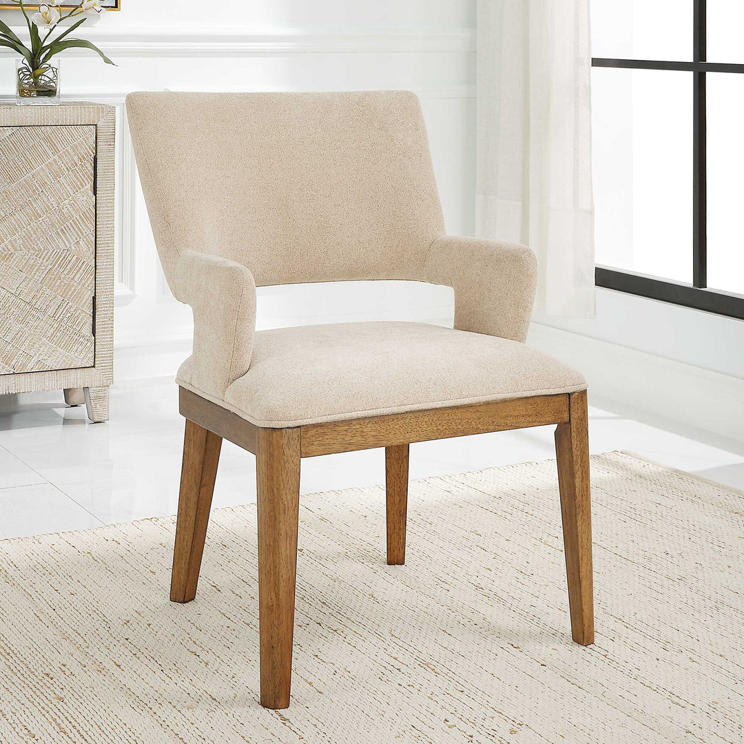 American Home Furniture Uttermost Aspect Mid-Century Dining Chair Set of 2