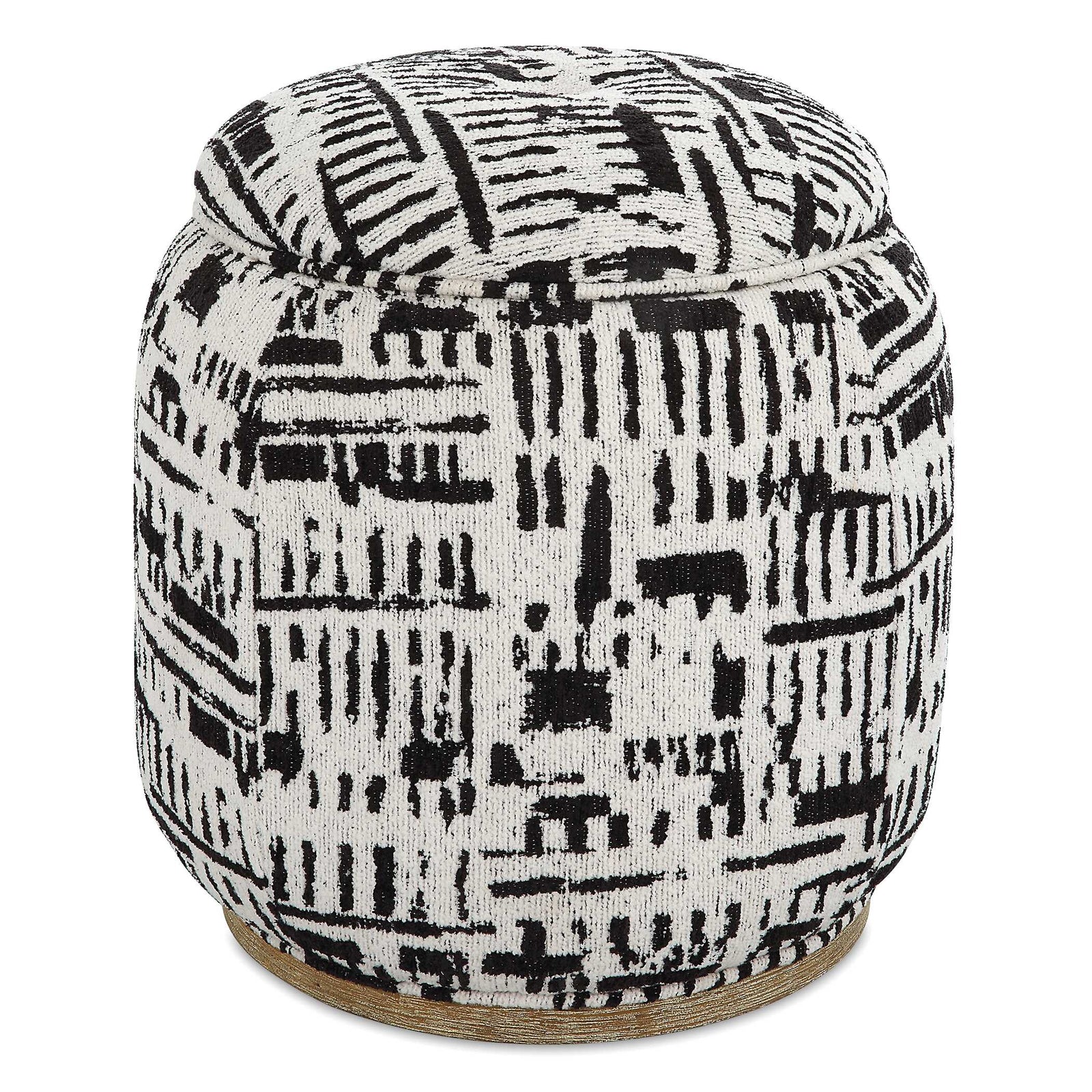 American Home Furniture Uttermost Dialogue Poof Ottoman