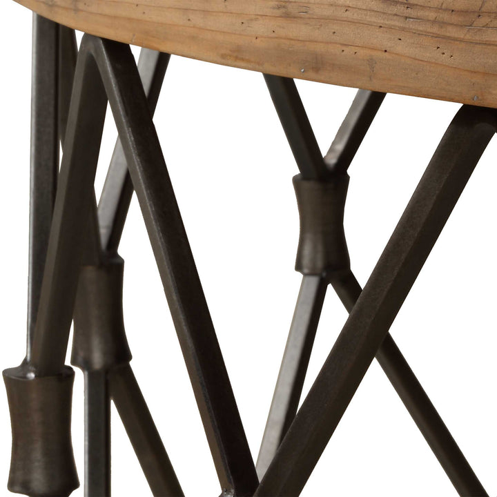 American Home Furniture Uttermost Chain Reaction Wooden Coffee Table