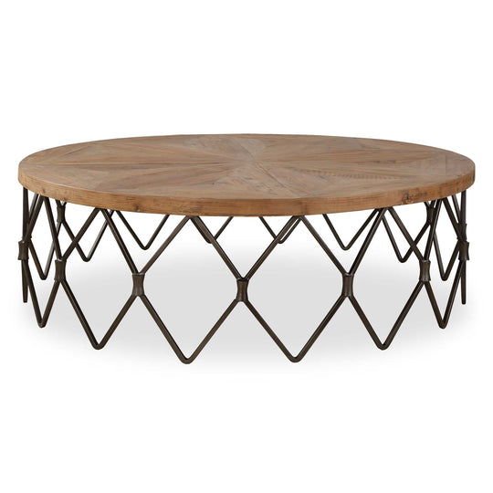 American Home Furniture Uttermost Chain Reaction Wooden Coffee Table