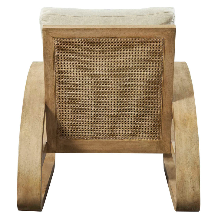 American Home Furniture Uttermost Barbora Wooden Accent Chair