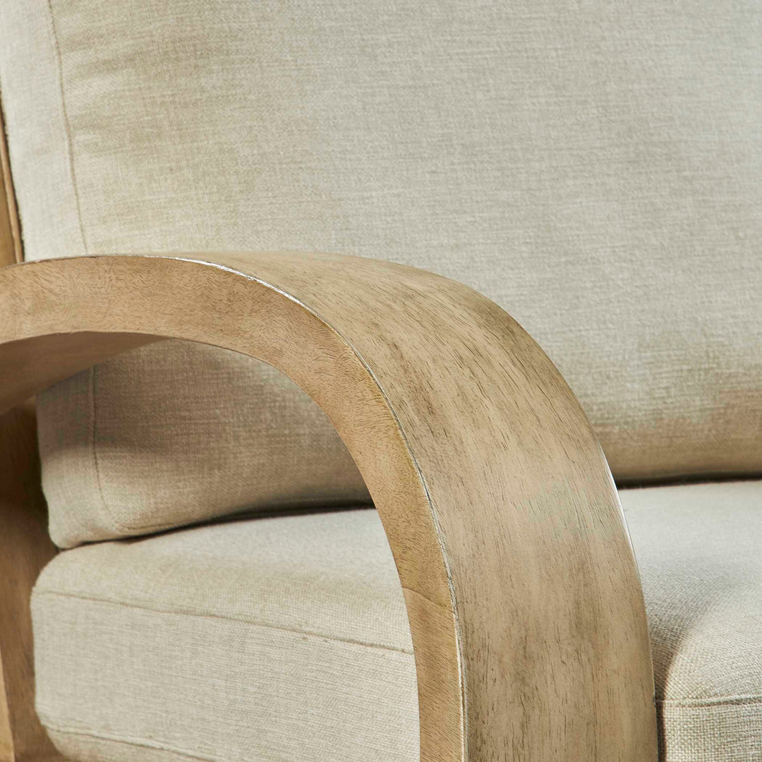 American Home Furniture Uttermost Barbora Wooden Accent Chair