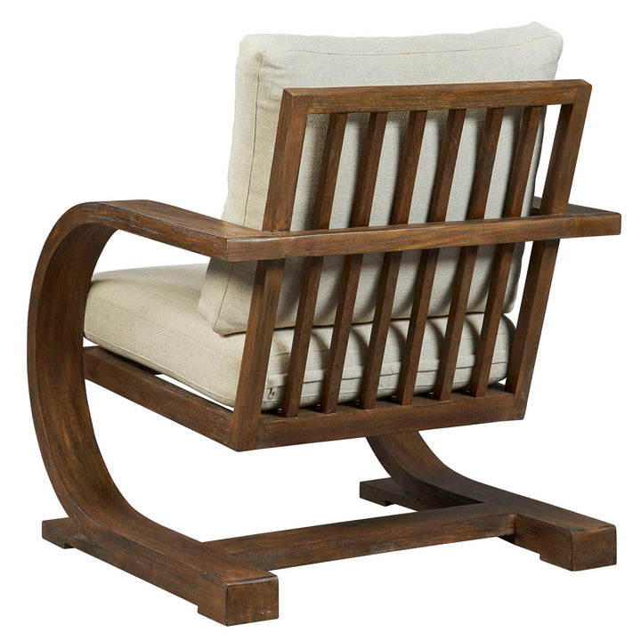 American Home Furniture Uttermost Bedrich Wooden Accent Chair