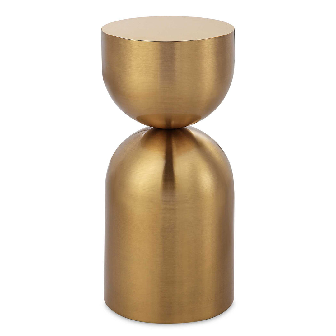 American Home Furniture Uttermost Golden Vessel Modern Accent Table