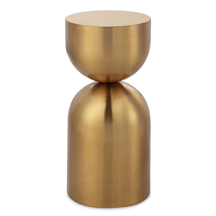 American Home Furniture Uttermost Golden Vessel Modern Accent Table