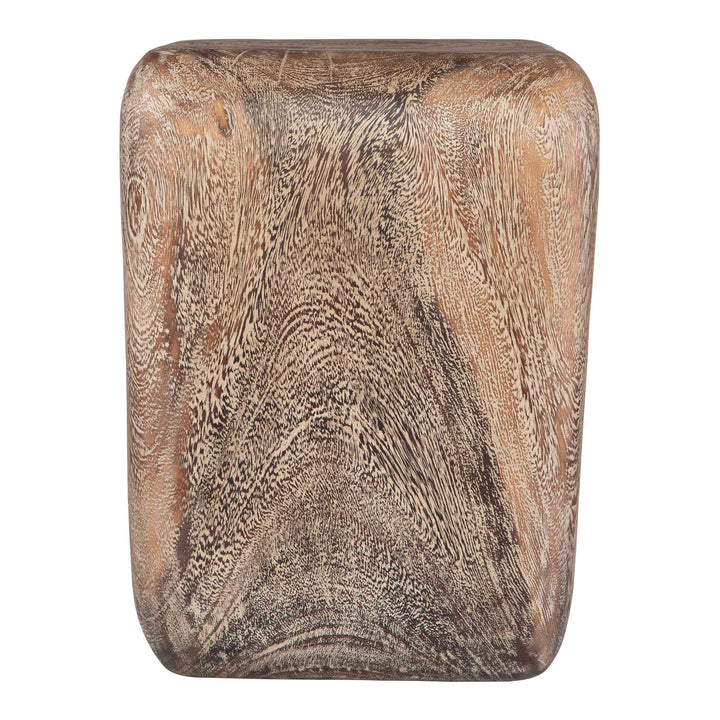 American Home Furniture Uttermost Loophole Bleached Wash Accent Stool