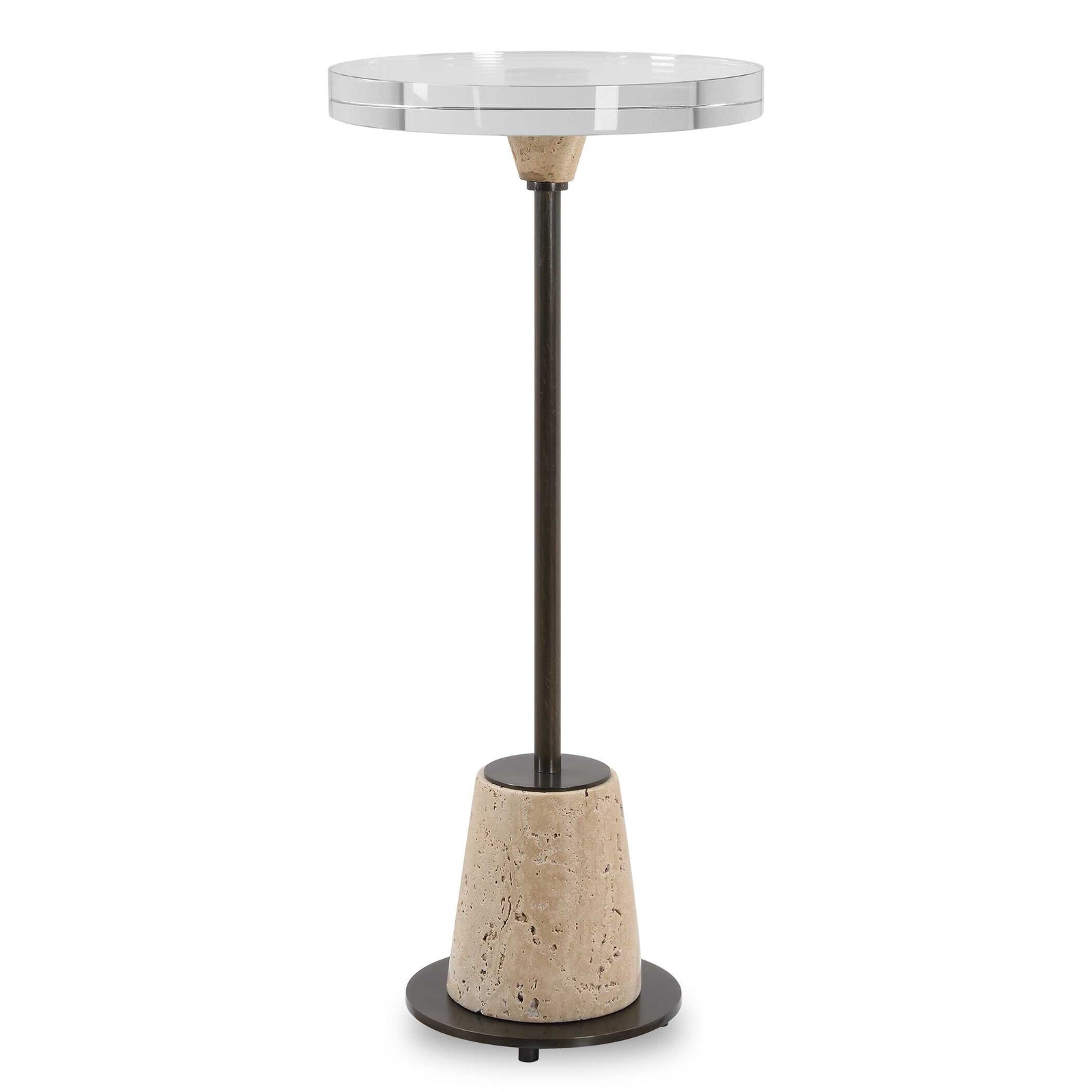 American Home Furniture Uttermost Arthur Crystal Drink Table