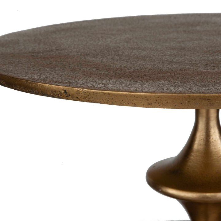 American Home Furniture Uttermost Flight Brass Accent Table