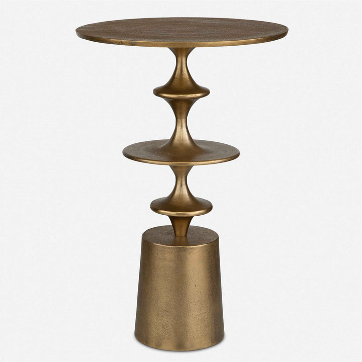 American Home Furniture Uttermost Flight Brass Accent Table