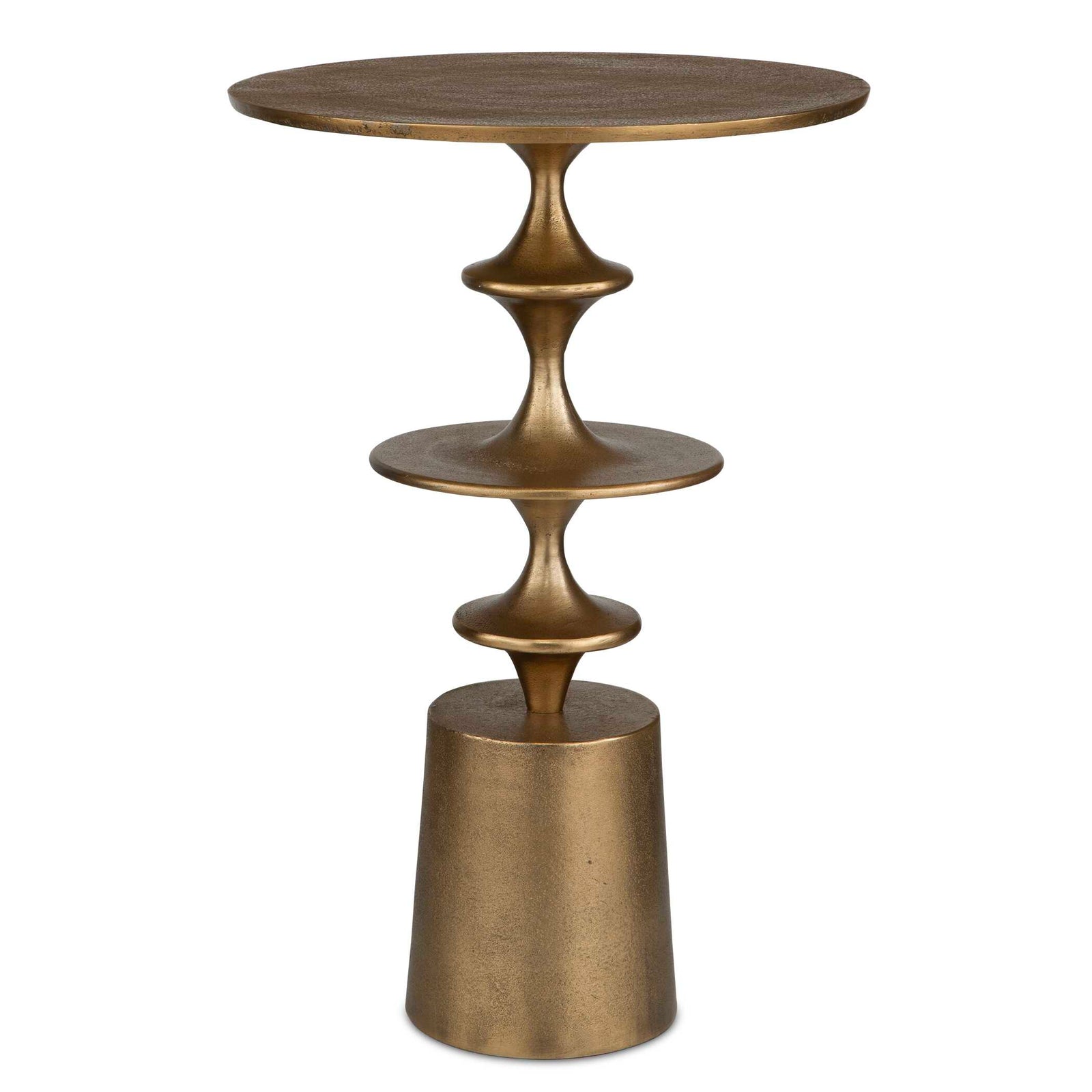 American Home Furniture Uttermost Flight Brass Accent Table