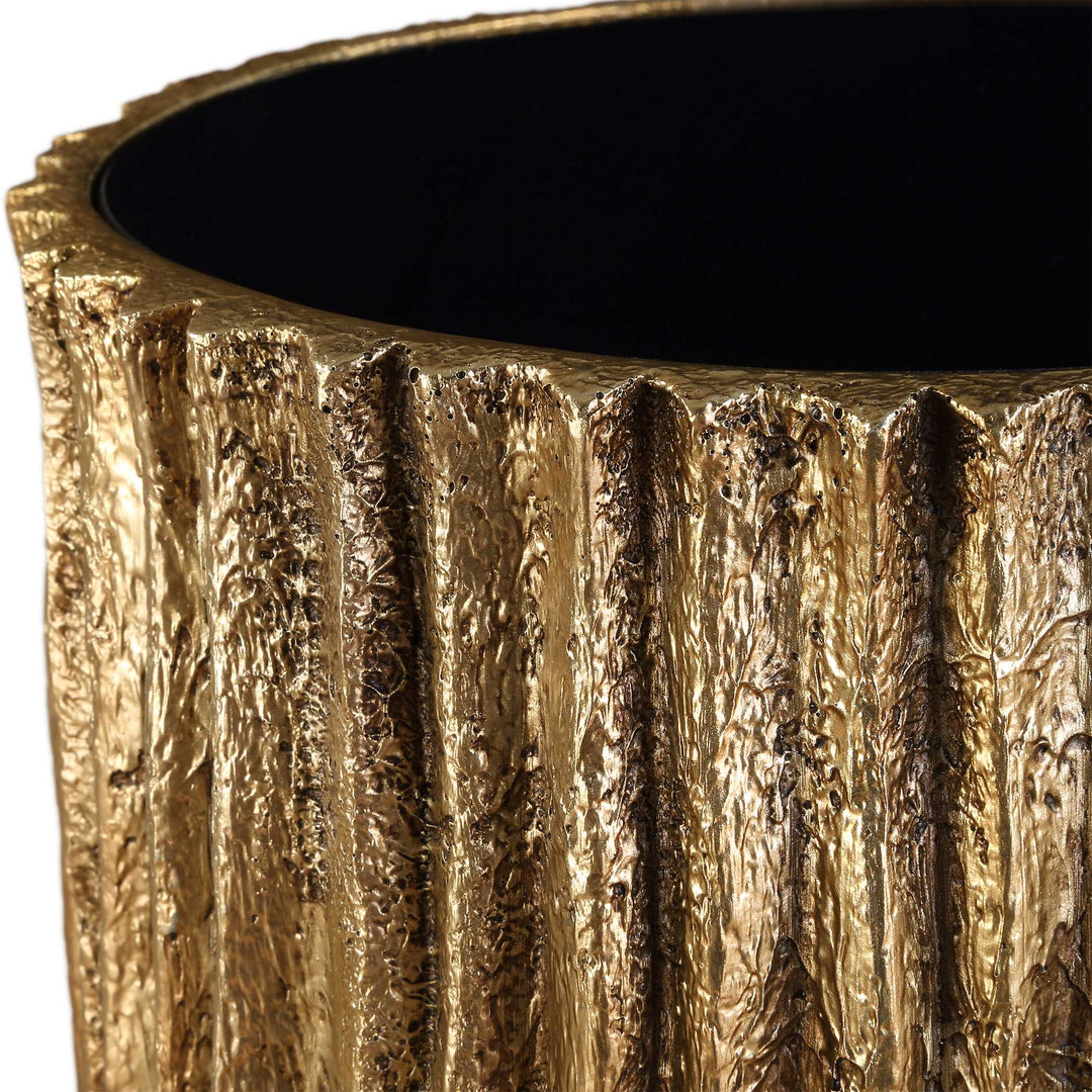 American Home Furniture Uttermost Echo Brass Drink Table