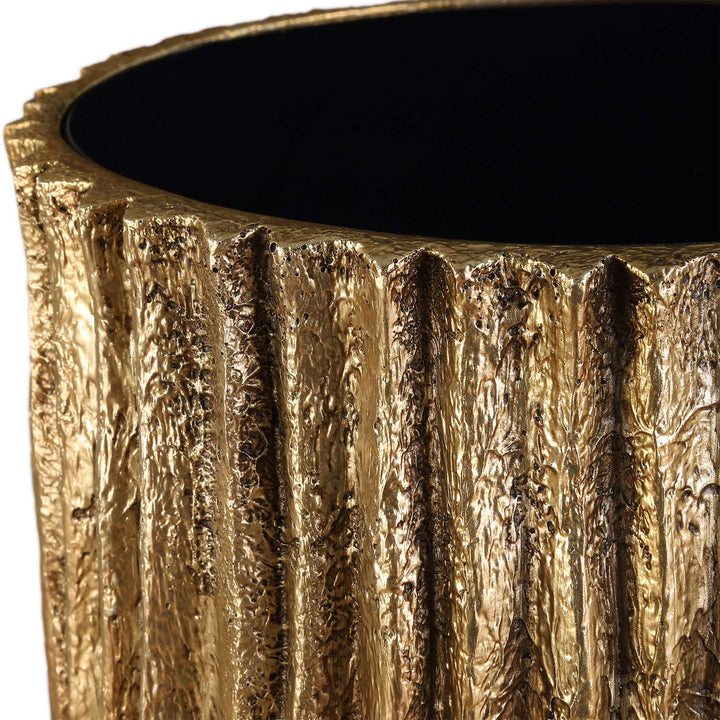 American Home Furniture Uttermost Echo Brass Drink Table