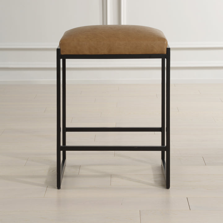 American Home Furniture | Uttermost - Atticus Black Counter Stool